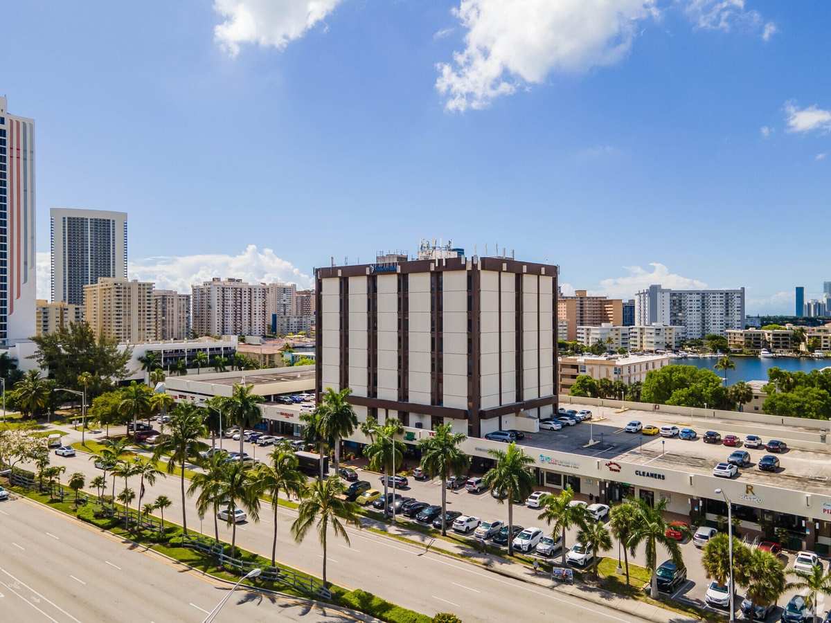 Aerial view of 2500 E Hallandale Beach Blvd